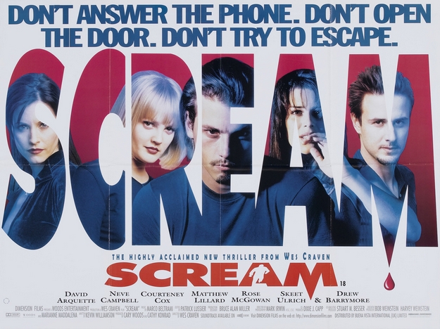 Scream - affiche britannique
