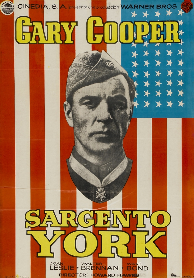 Sergent York - affiche espagnole