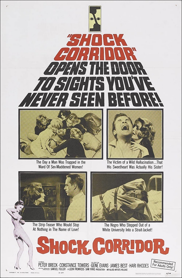 Shock Corridor - affiche