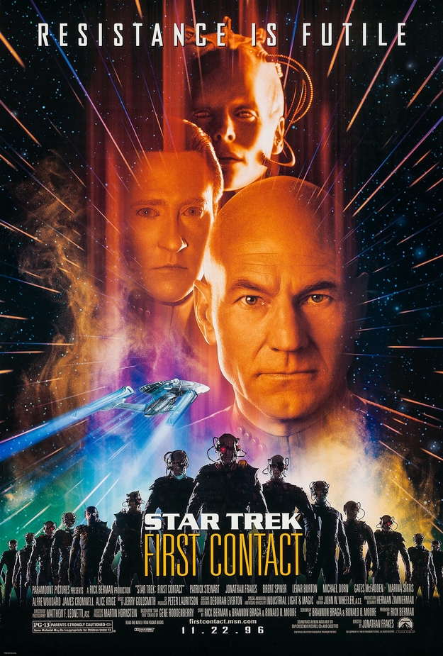 Star Trek premier contact - affiche