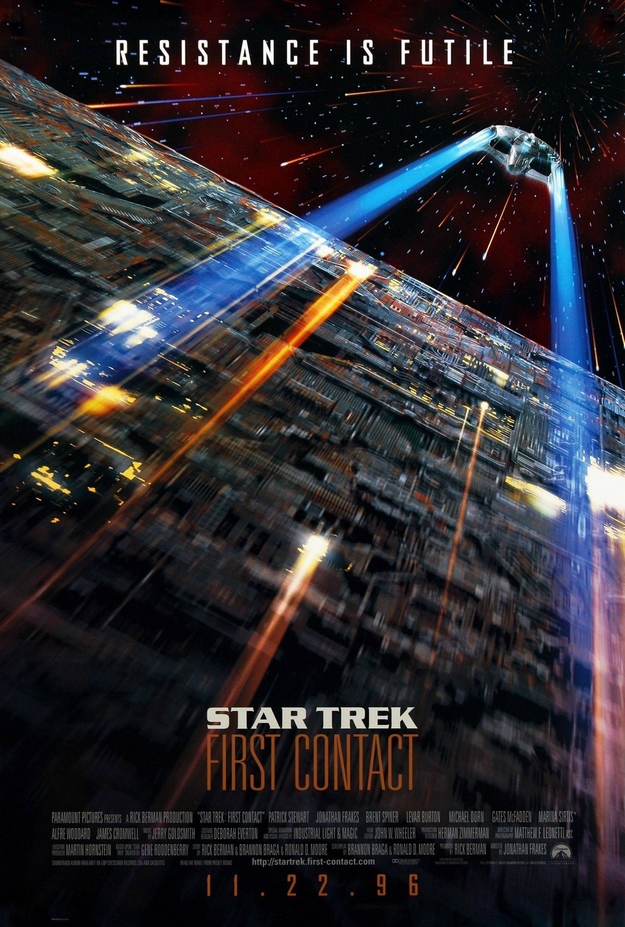 Star Trek premier contact - affiche