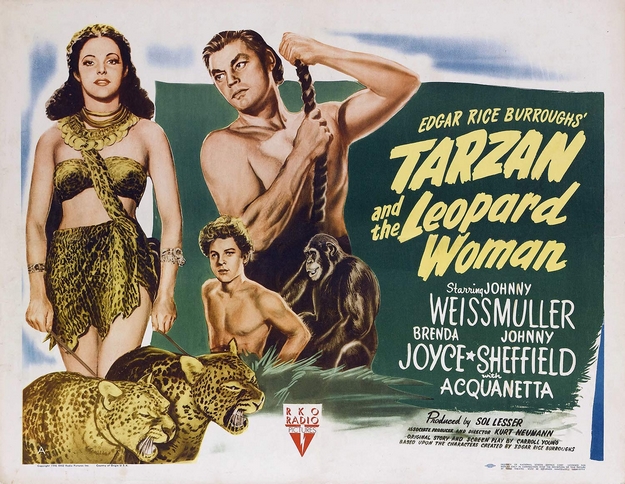 Tarzan et la femme léopard - affiche