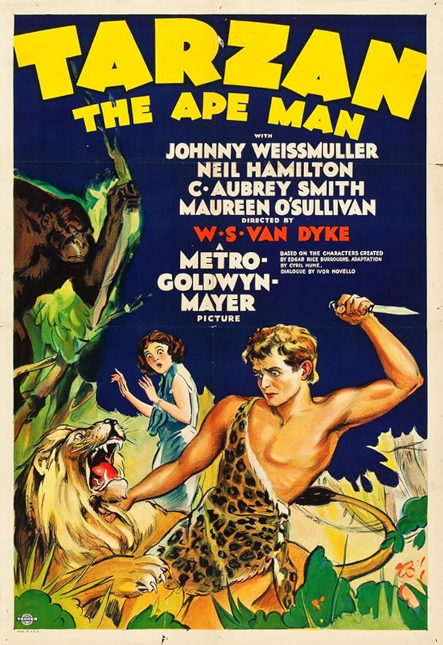 Tarzan l'homme singe - affiche