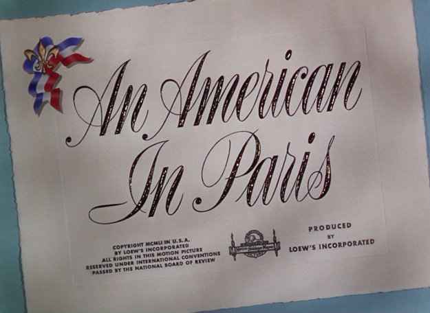 Un Américain à Paris - générique