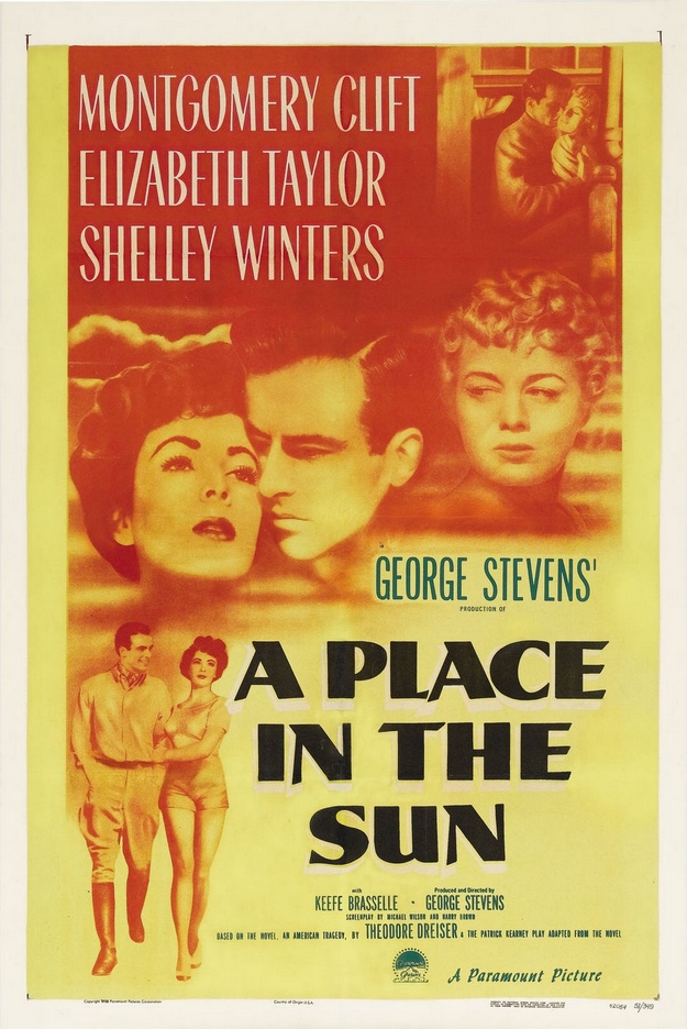 Une place au soleil - affiche