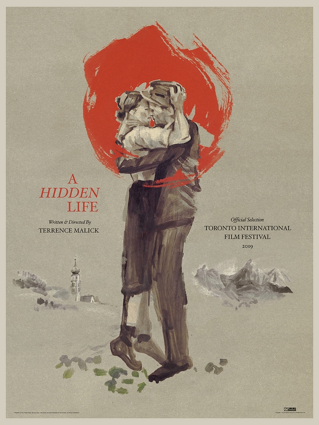 Une vie cachée - affiche