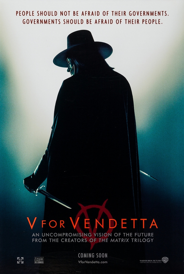 V pour vendetta - affiche