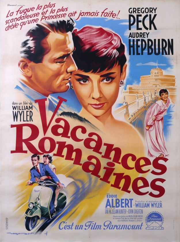 Vacances romaines - affiche française