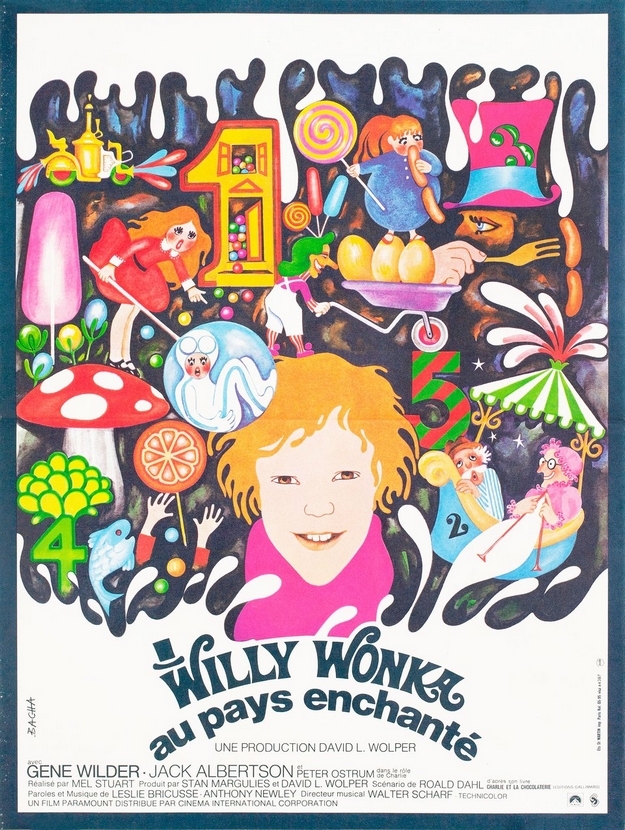 Willy Wonka au pays enchanté - affiche française