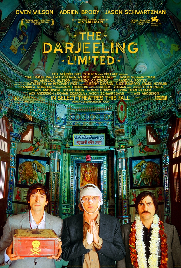 À bord du Darjeeling Limited - affiche